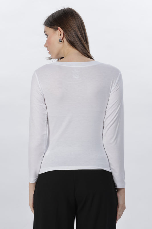 Ladies Full Sleeve Inner T Shirt - Viscose Lycra inner