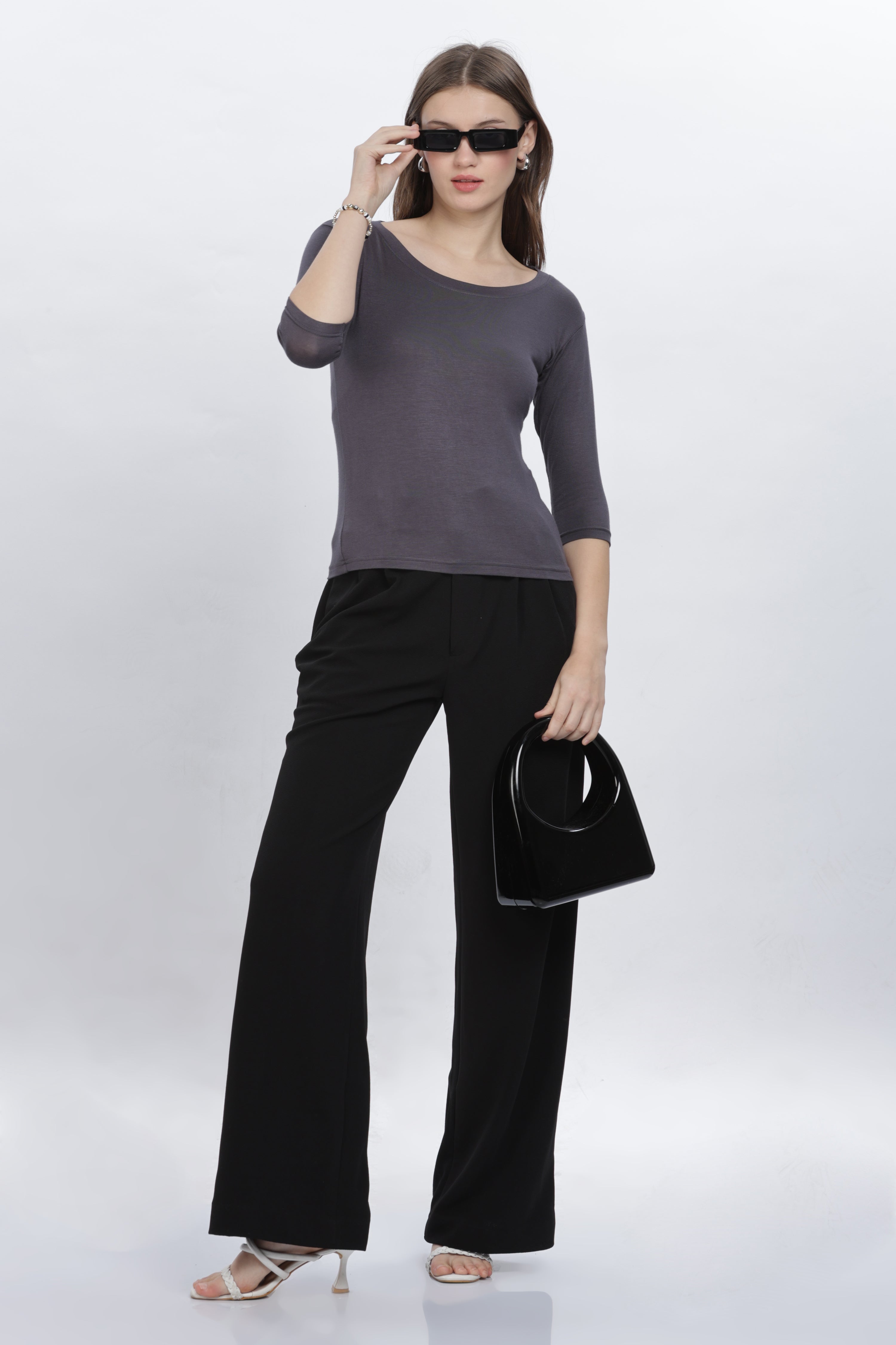 Viscose Lycra Inner T-Shirt for Ladies | High-Stretch Comfort Layer