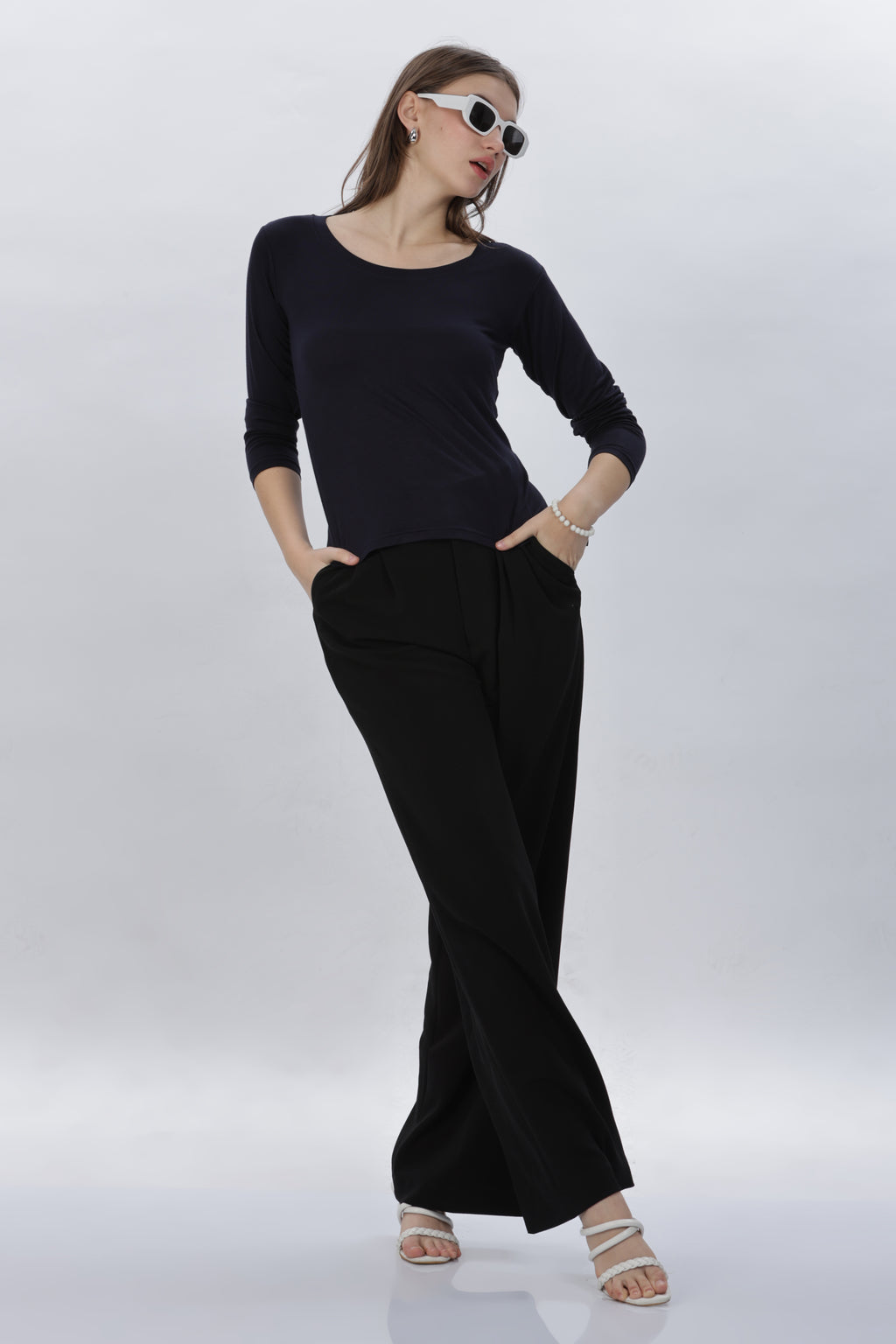 Premium Viscose Lycra inner T-shirt | High-Stretch 4-Way Elasticity