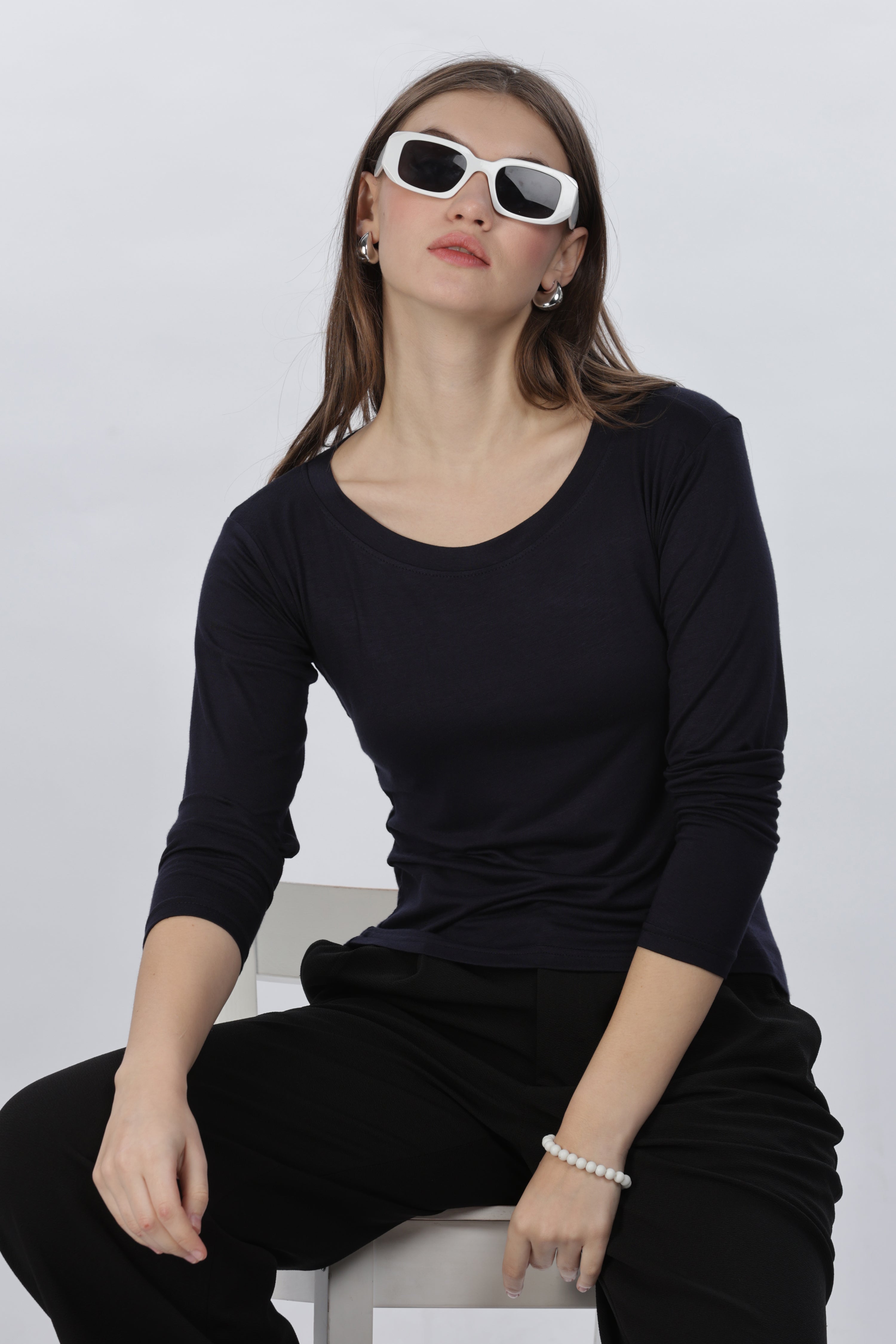 Premium Viscose Lycra inner T-shirt | High-Stretch 4-Way Elasticity