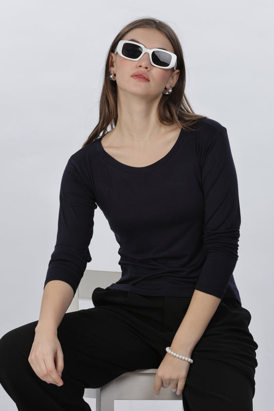 Premium Viscose Lycra inner T-shirt | High-Stretch 4-Way Elasticity