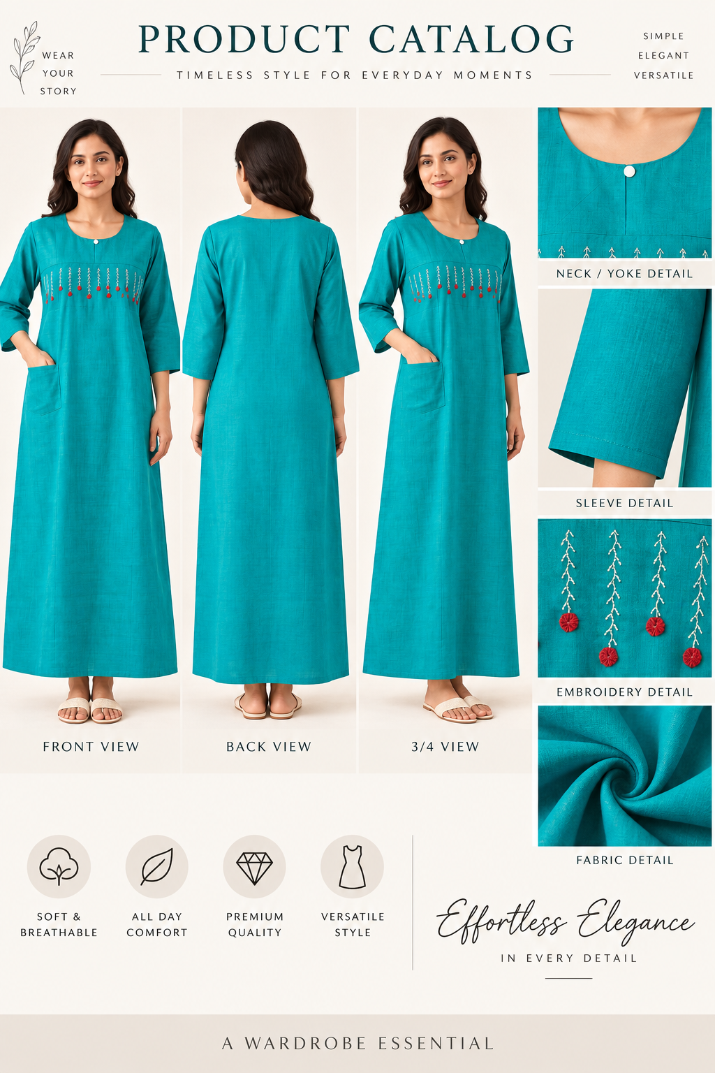 Aqua Comfort  Women’s Nighty