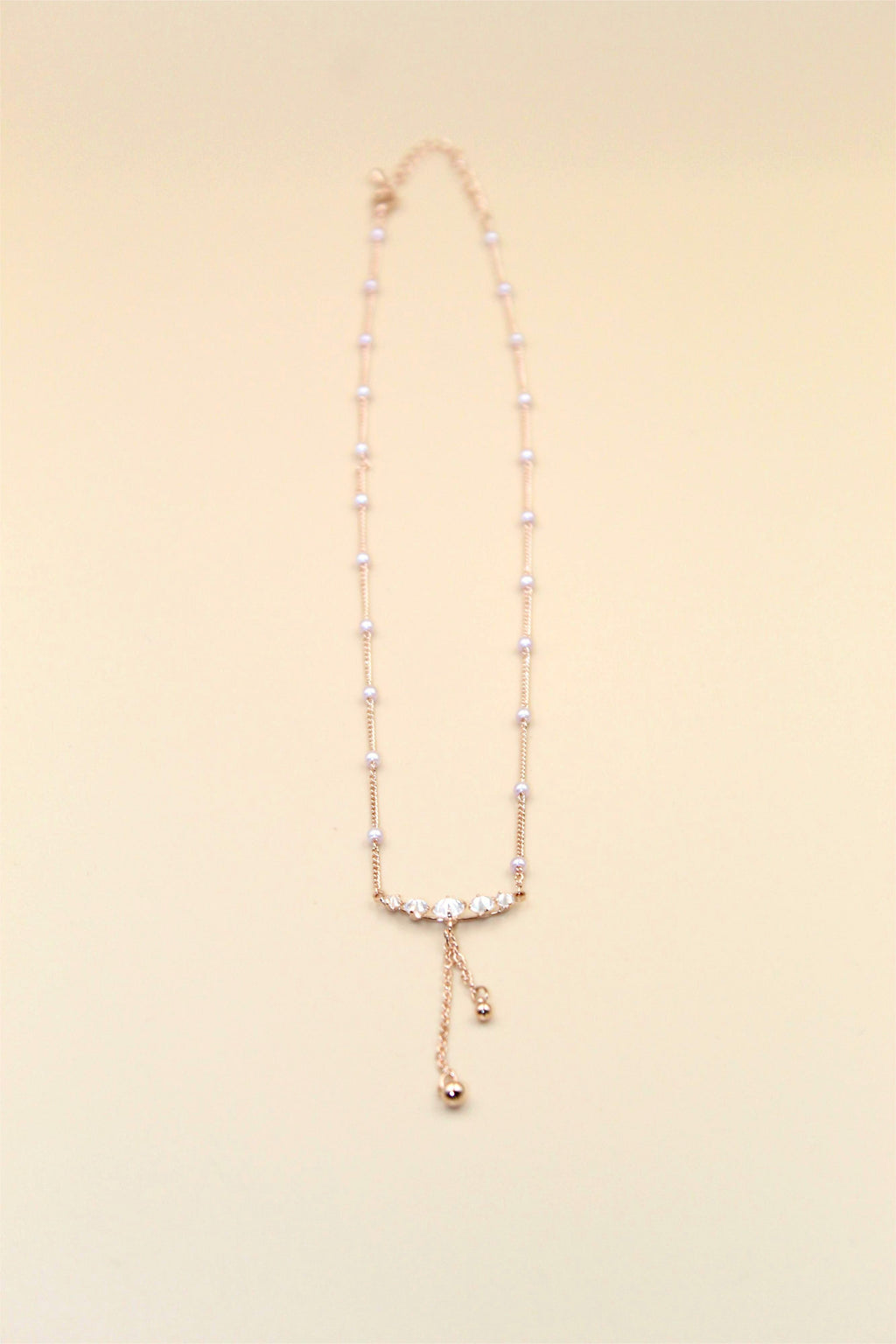 Anti-Tarnish Gold-Plated Pearl Drop Necklace