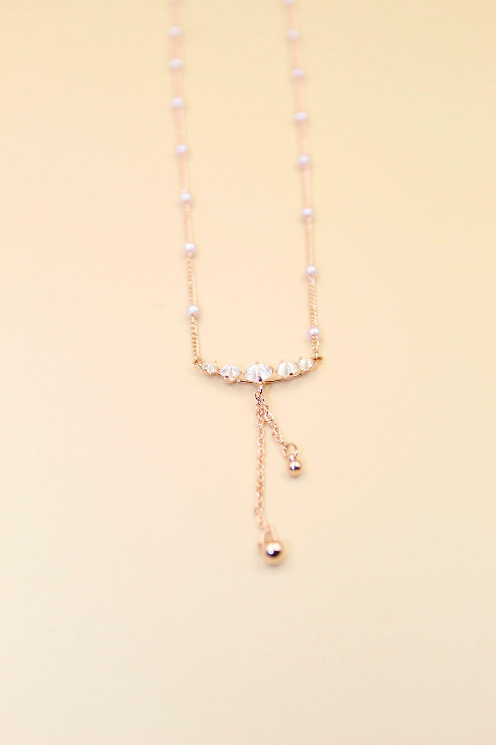 Anti-Tarnish Gold-Plated Pearl Drop Necklace