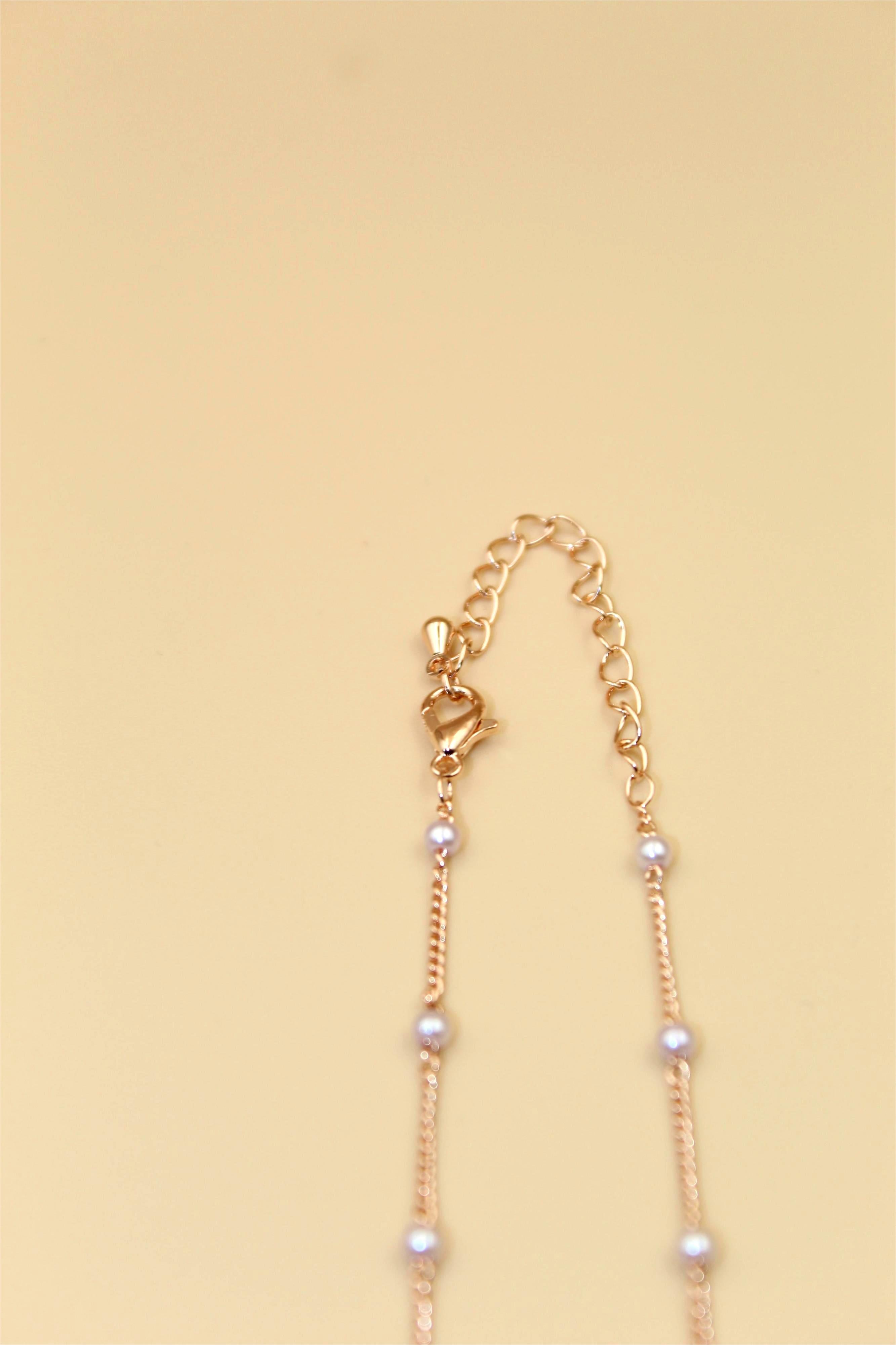 Anti-Tarnish Gold-Plated Pearl Drop Necklace