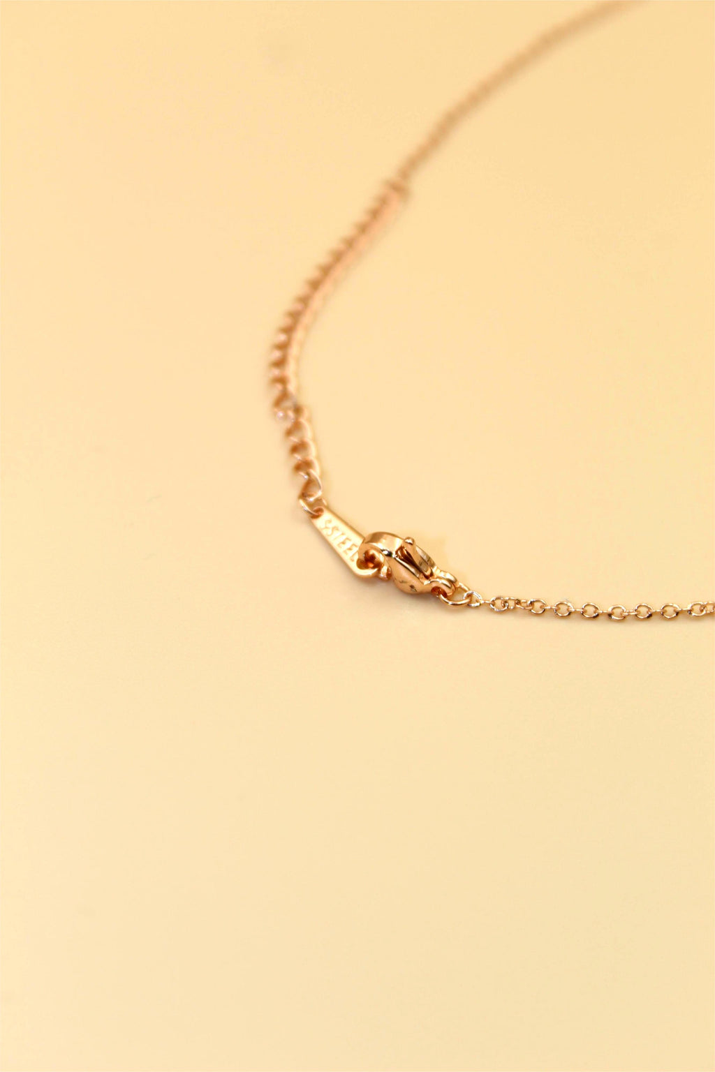 Anti-Tarnish Interlocking Ring Pendant Necklace