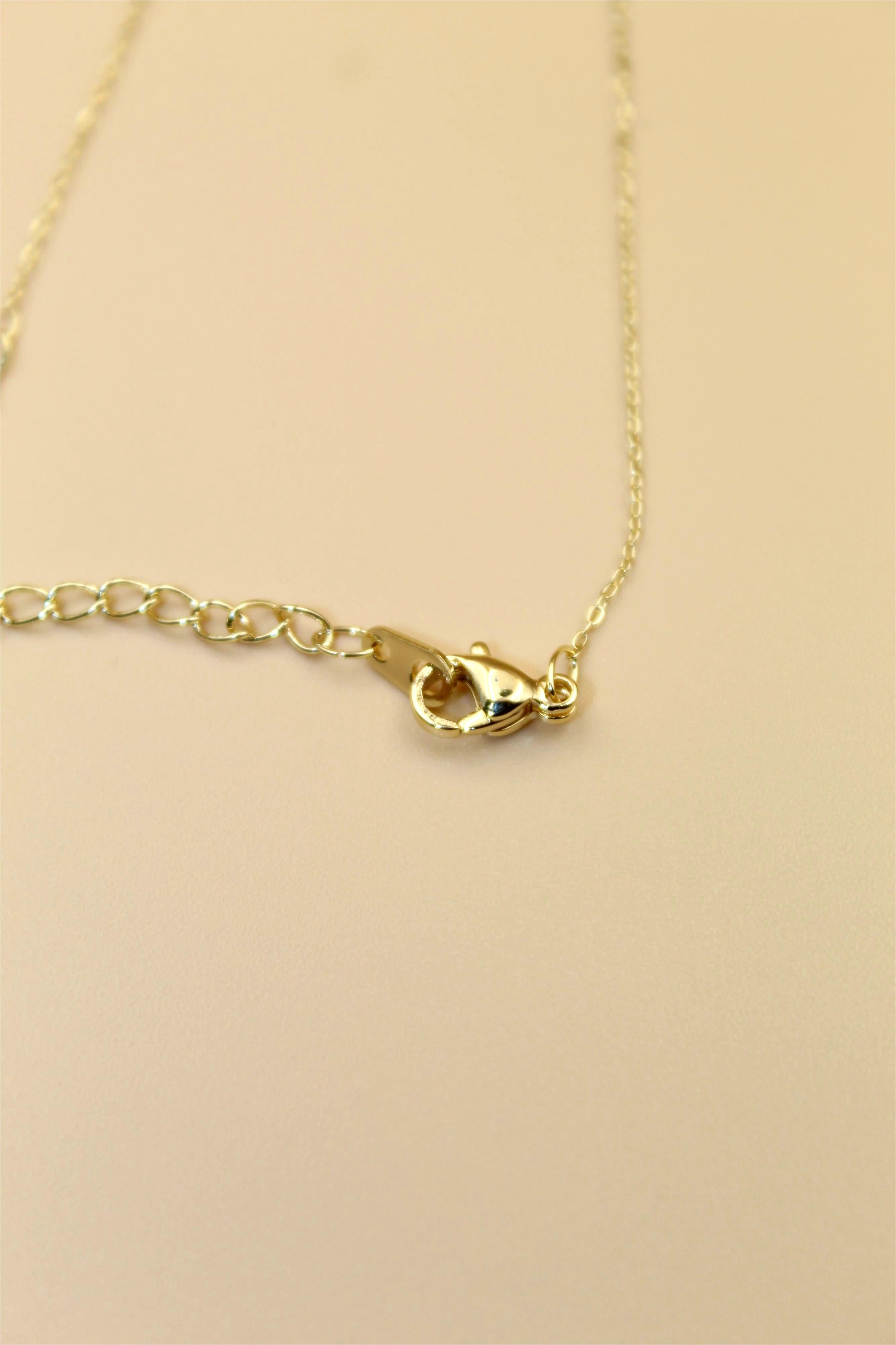 Anti-Tarnish Gold-Plated Multi-Color Crystal Circle Necklac