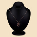 Elegant Double Heart Pendant Necklace