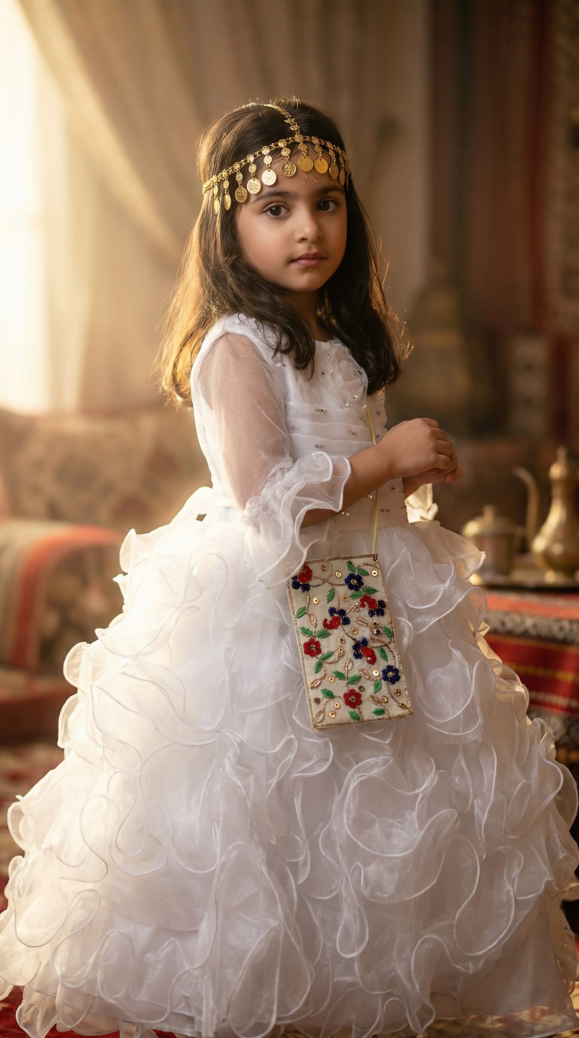 Radiate in White: Timeless Elegance for Garangao Night