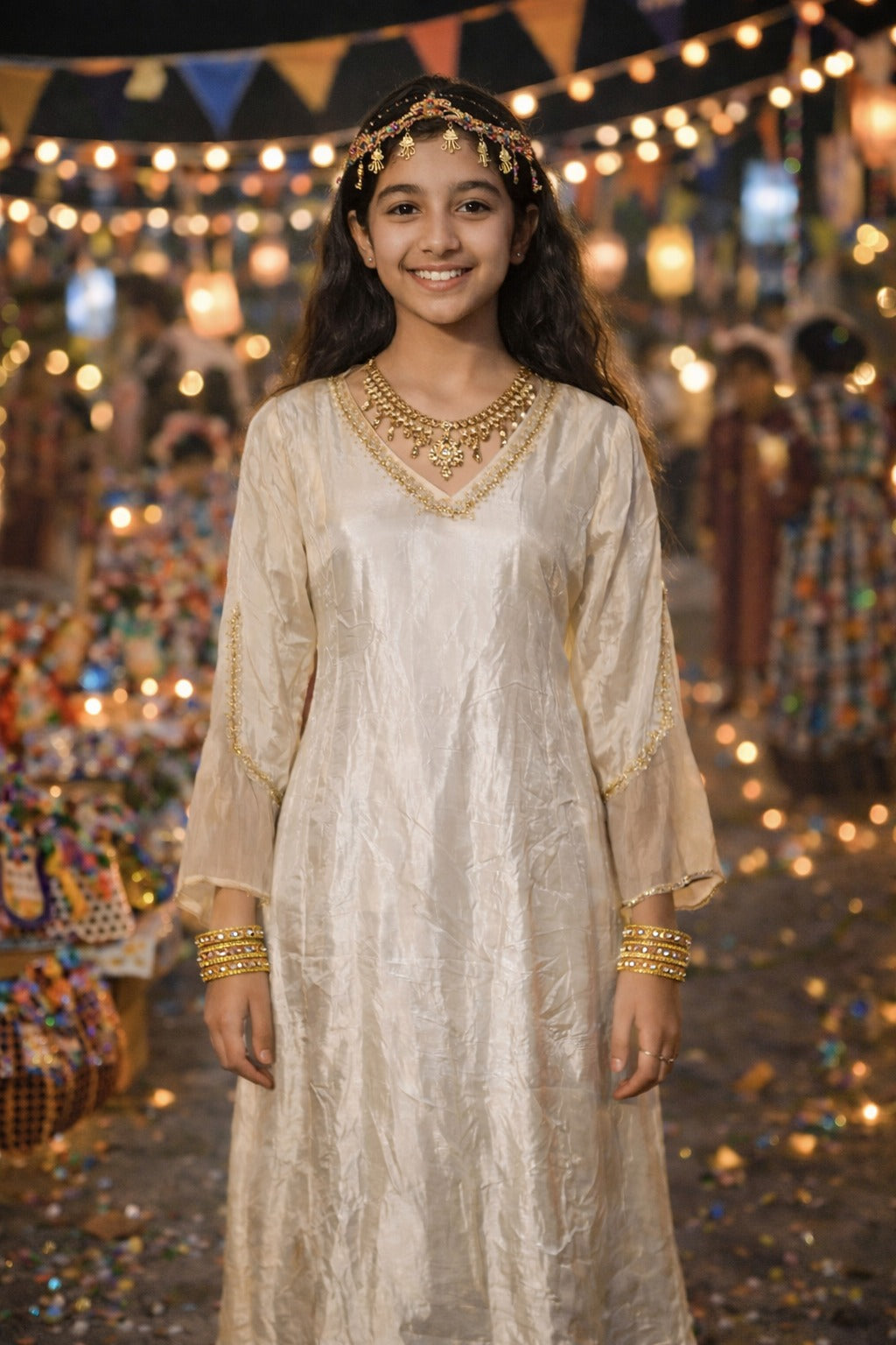 Garangao Night Girls Festive Dress – Elegant Traditional Wear