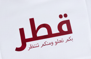 Qatar National Day Slogan Printed White T Shirt with White Pant - Boys