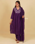Premium Cotton Ethnic Wear- Violet