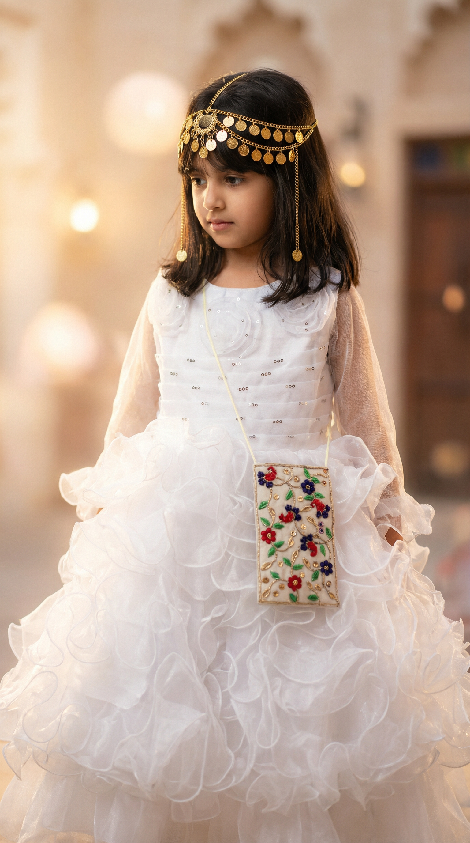 Radiate in White: Timeless Elegance for Garangao Night