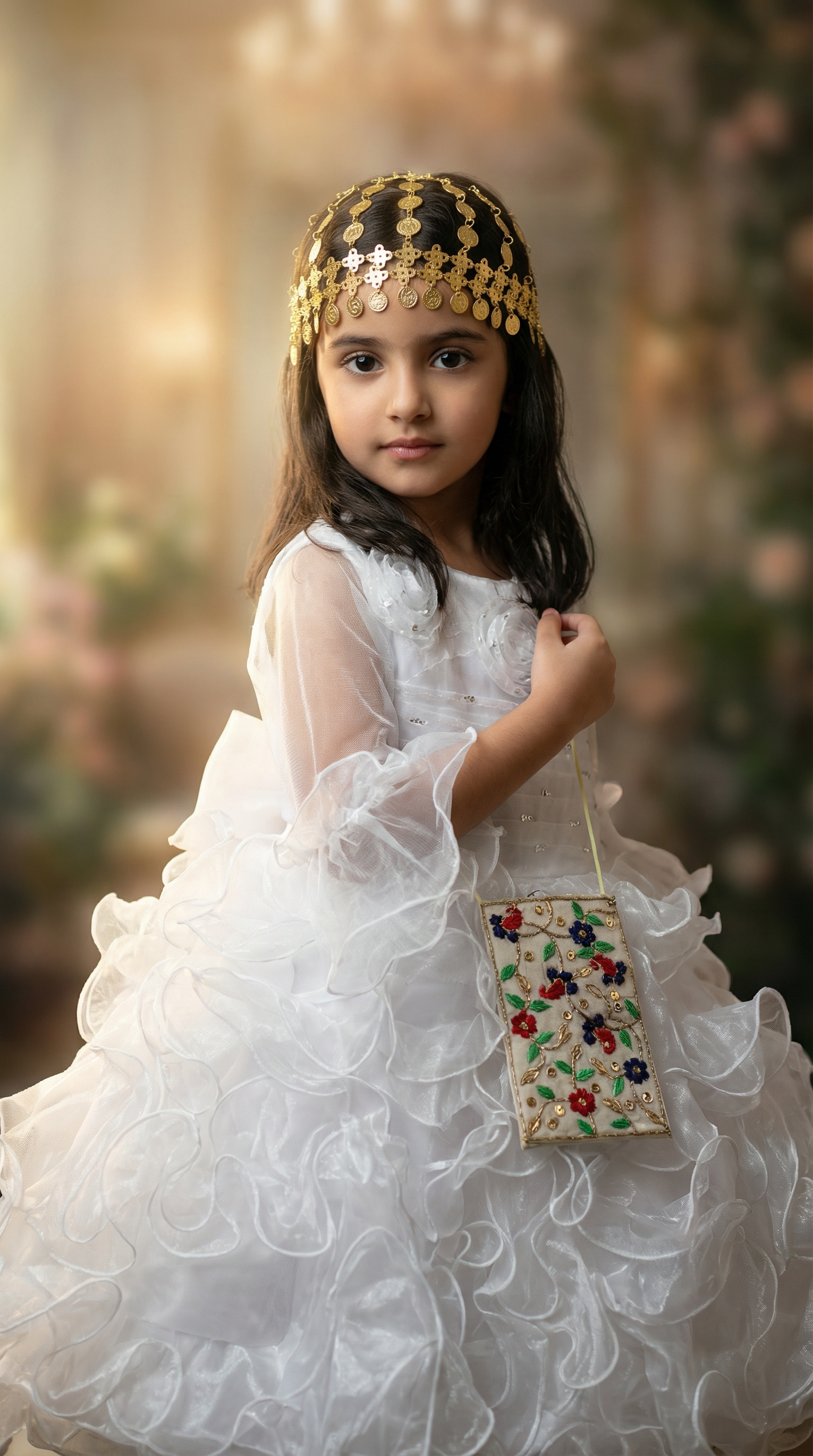 Radiate in White: Timeless Elegance for Garangao Night