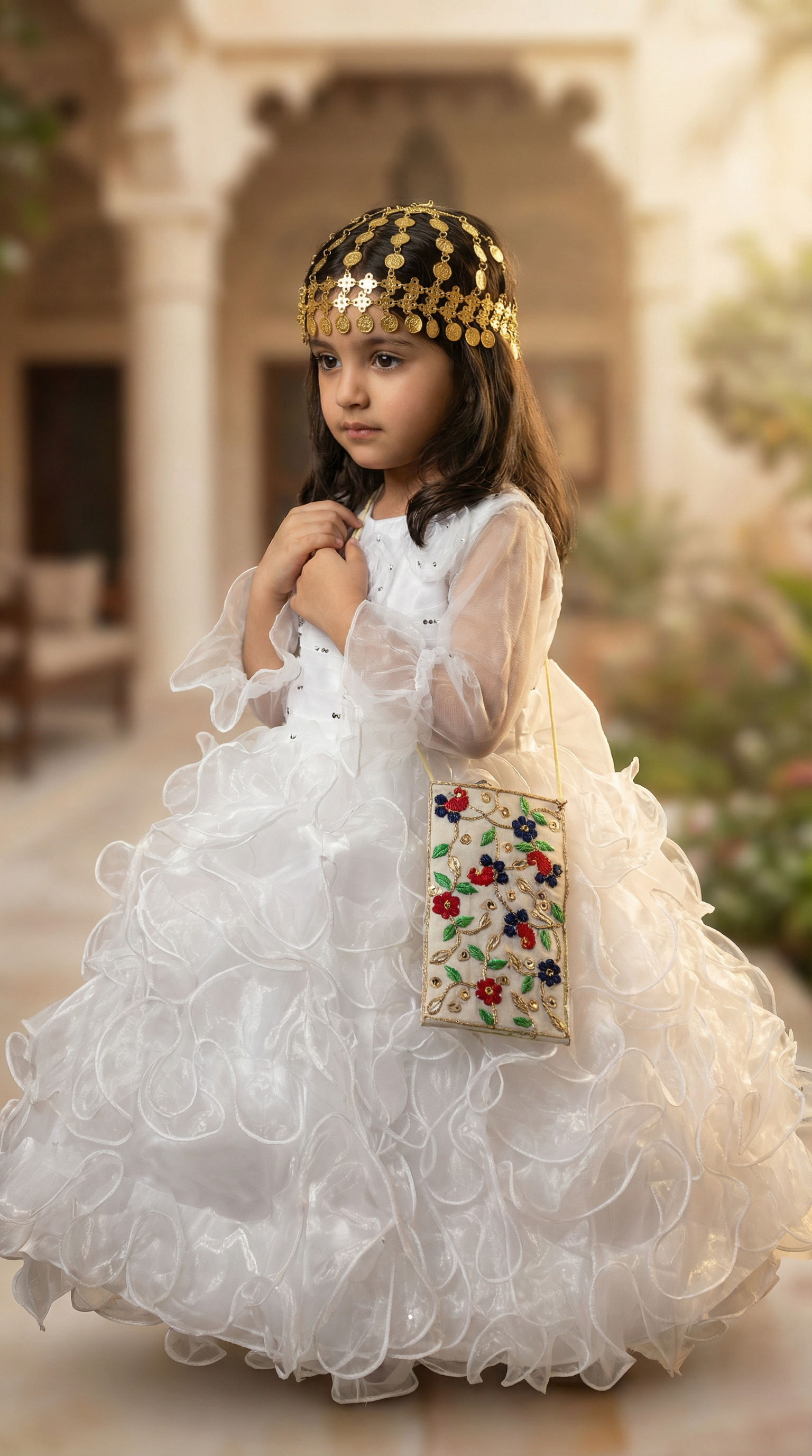 Radiate in White: Timeless Elegance for Garangao Night