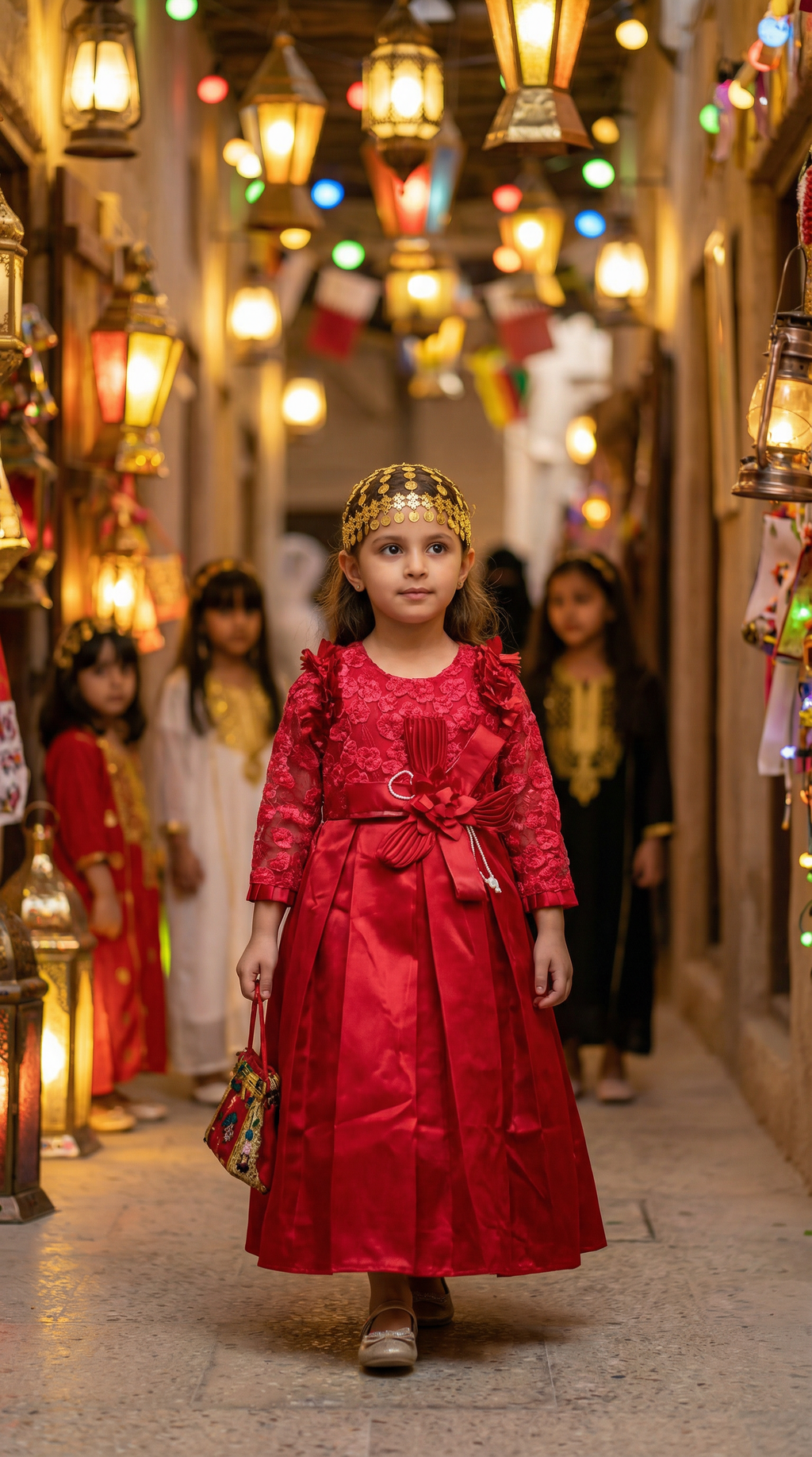 garangao red gown, Garangao in timeless elegance with our Garangao Special Edition girls