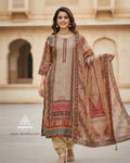 Printed Kurta Set with Mirror work