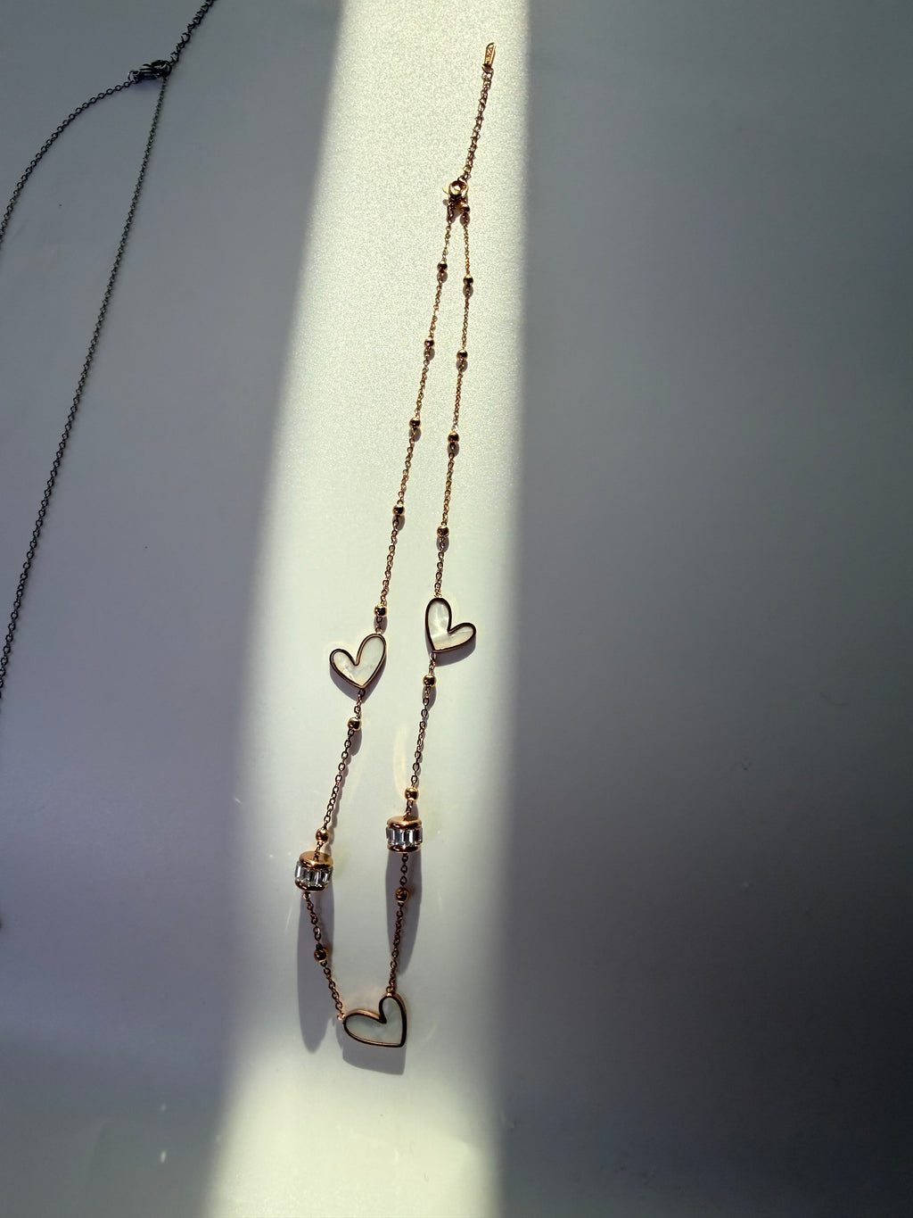 Anti-Tarnish Heart Charm necklace