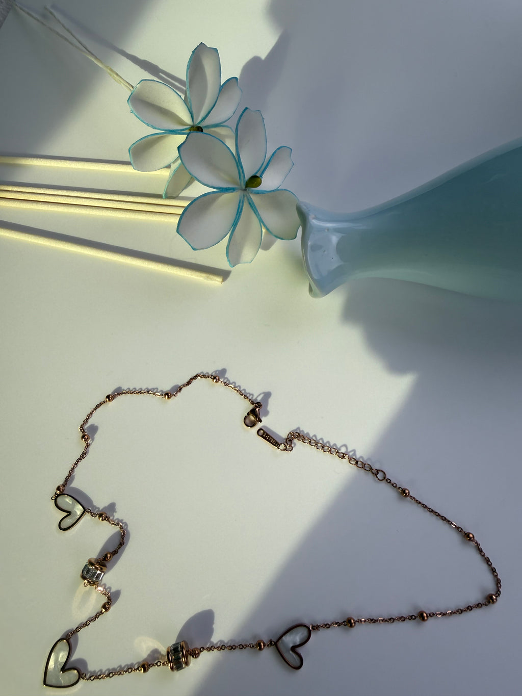 Anti-Tarnish Heart Charm necklace