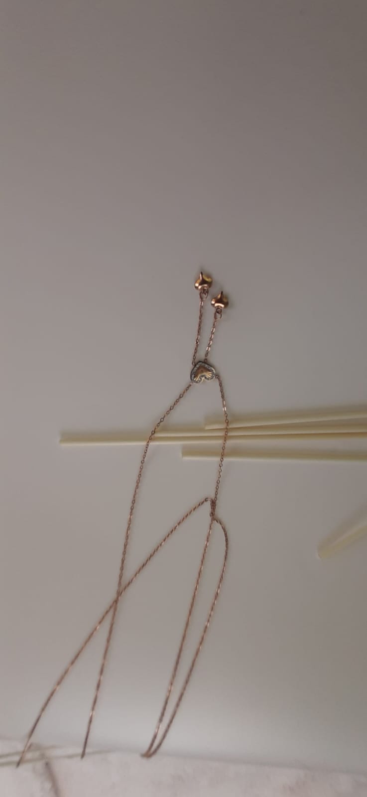 Anti-Tarnish heart Charm Necklace